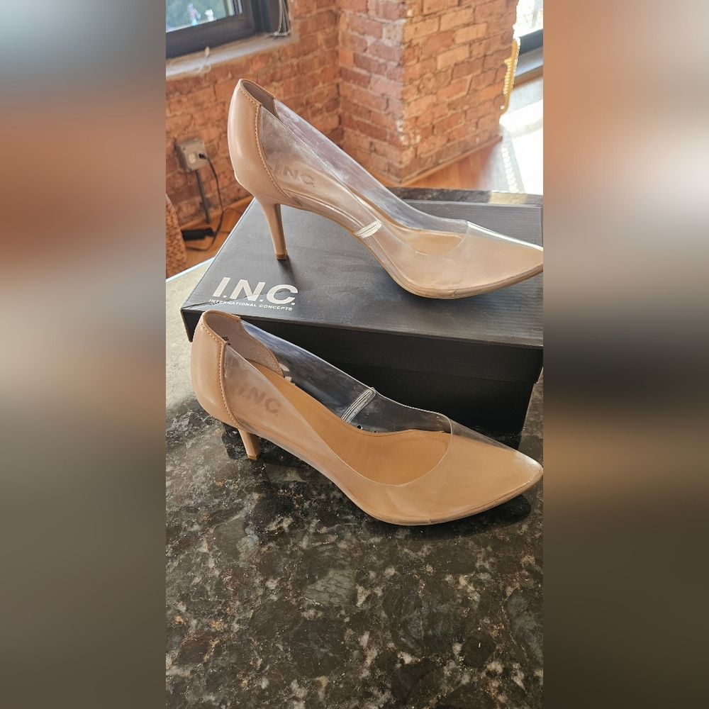 INC International Concepts Women's Tan Pumps - Picture 2 of 5